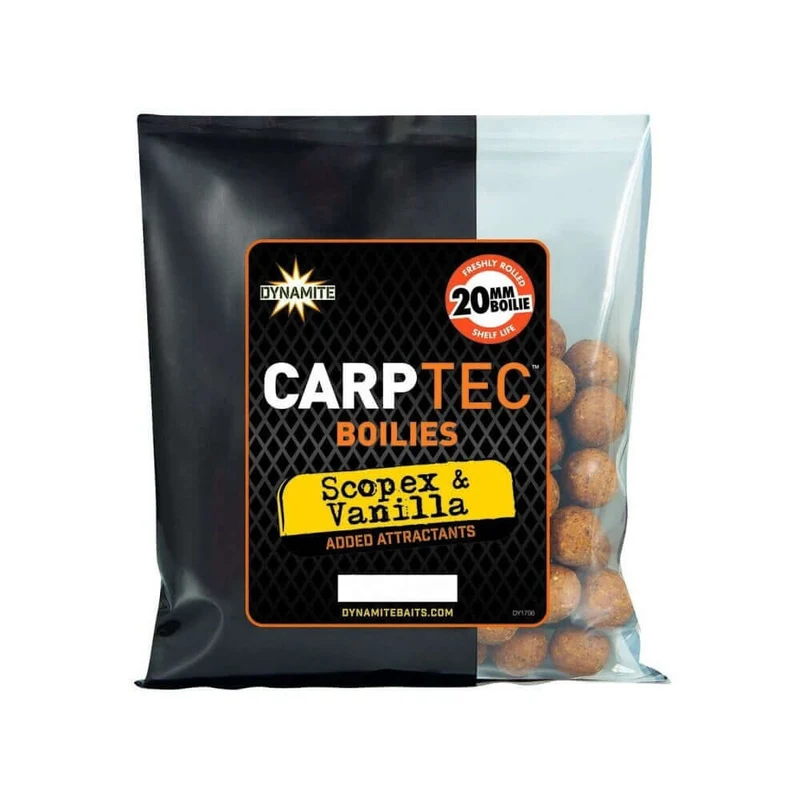 Bouillette Dynamite Baits Carp-Tec Scopex Vanille 20 mm 300 g