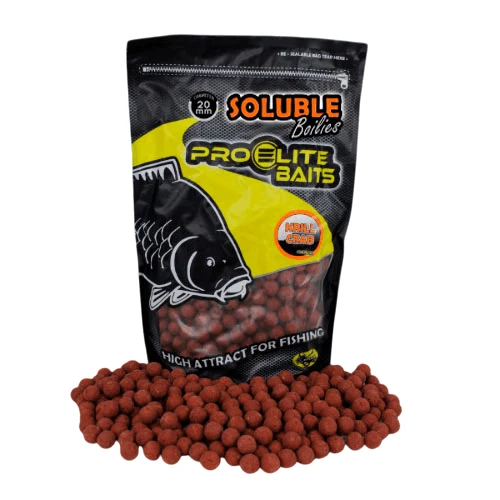 Bouillette Soluble Pro Elite Baits Krill Crab 20 mm 3,5 kg