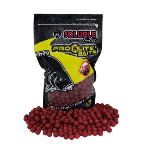 Bouillette Soluble Pro Elite Baits Bloody Mulberry 20 mm 3,5 kg