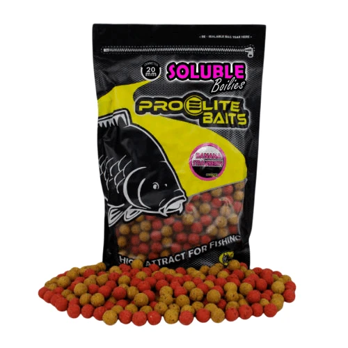 Bouillette Soluble Pro Elite Baits Banana Strawberry 20 mm 3,5 kg