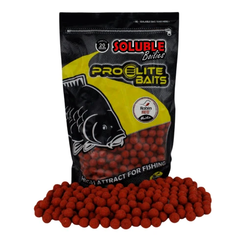 Bouillettes Solubles Pro Elite Baits Robin Red 20 mm 3,5 kg