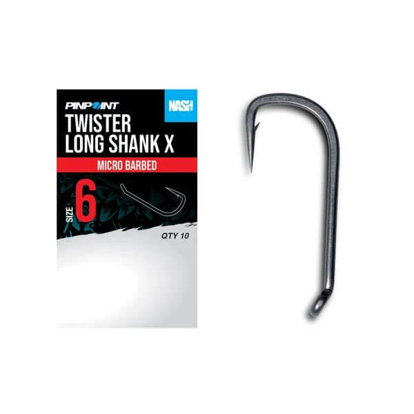Hameçons Nash Twister Long Shank X