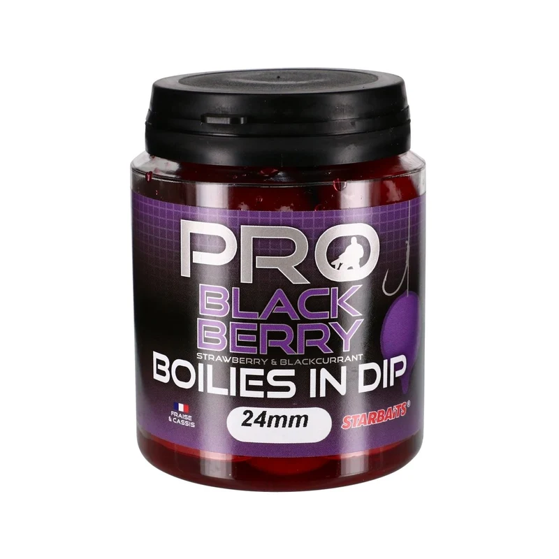 Bouillette en Dip Starbaits Probiotic Black Berry 24 mm