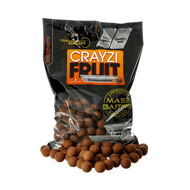 Bouillette Starbaits Mass Baiting Crayzi Fruit - 24 mm 3 kg