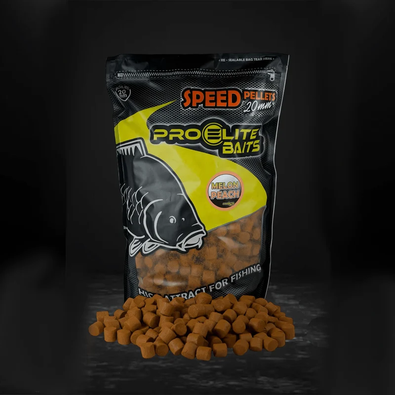 Speed Pellets Pro Elite Baits Melon & Peach 20 mm 4,5 kg