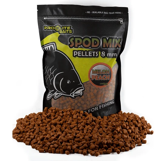 Pellets Spod Mix Pro Elite Baits Melon & Peach 8mm