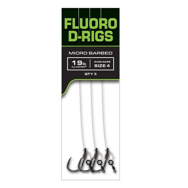 Hameçons montés Fox Edges Fluoro D-Rig