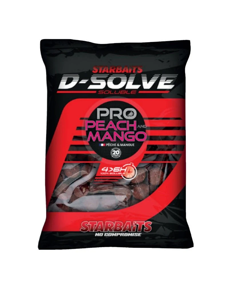 Bouillette Starbaits Solubles Probiotic Peach Mango 20 mm 2,5 kg