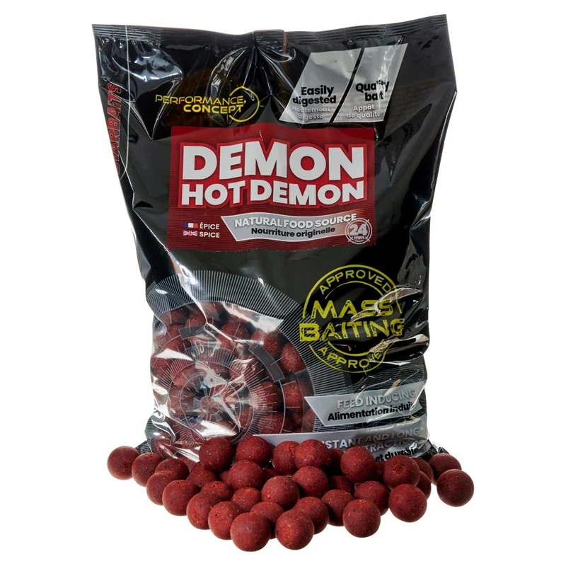 Bouillette Starbaits Mass Baiting Hot Demon 24 mm 3 kg