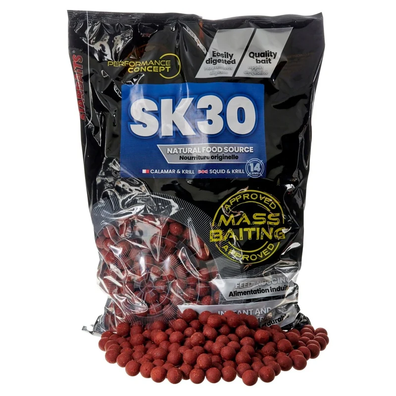 Bouillette Starbaits Mass Baiting SK30 - 14 mm 3 kg
