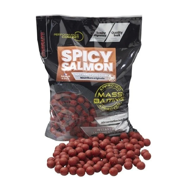 Bouillette Starbaits Mass Baiting Spicy Salmon 20 mm 3 kg