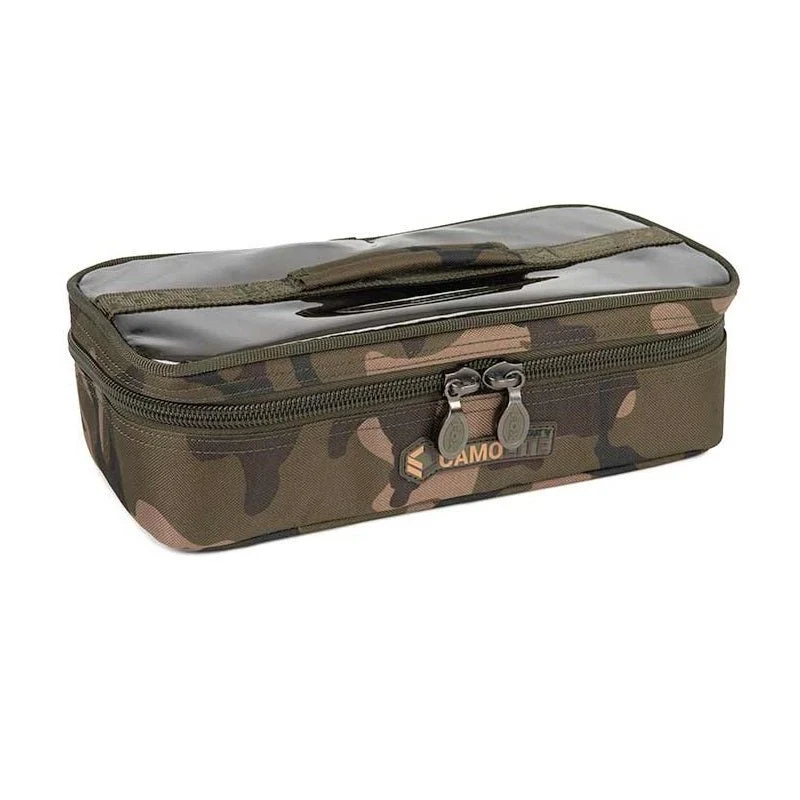 Sac de pêche de 12 pots à appâts Fox Camolite