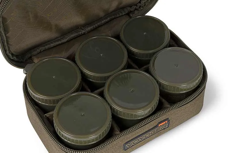 Sac à 8 pots d'appât Fox Voyager