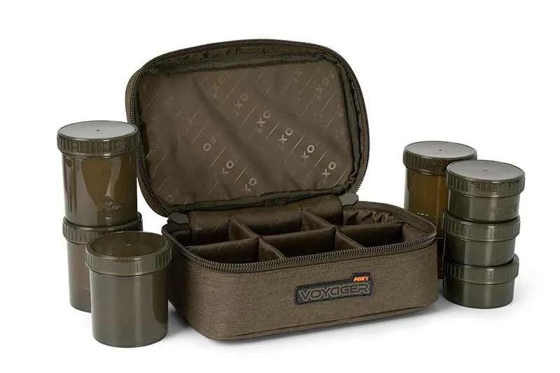 Sac à 8 pots d'appât Fox Voyager