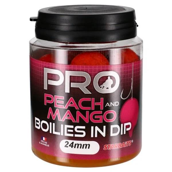 Bouillette en Dip Starbaits Probiotic Peach Mango 24 mm