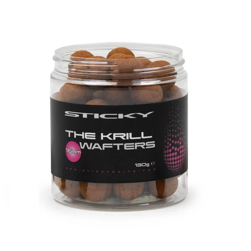 Wafters Sticky Krill Brown 16 mm
