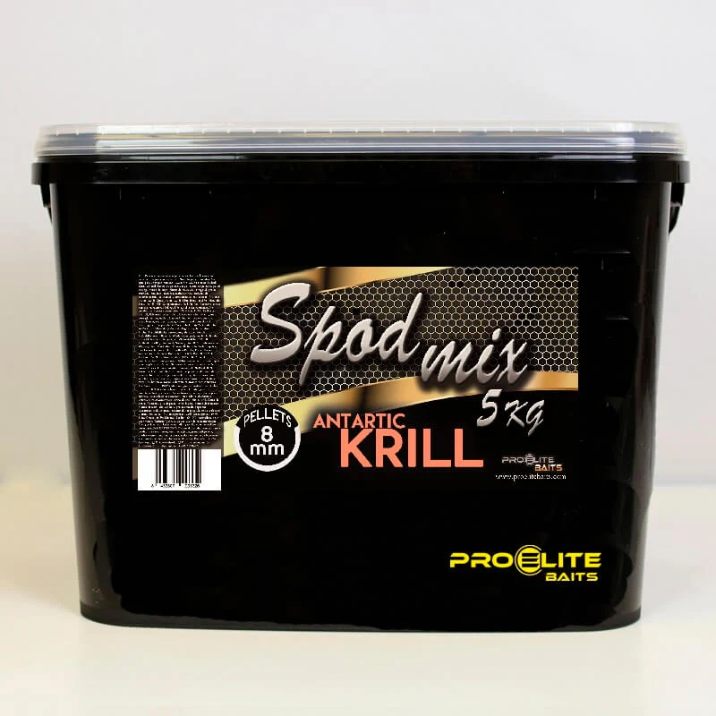 Cube Pellets Spod Mix Pro Elite Baits Gold Antartic Krill 8mm 5kg