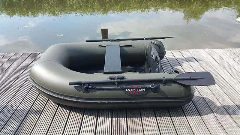 Bateau Raptor 180 X-Wide Vert avec plancher enroulable
