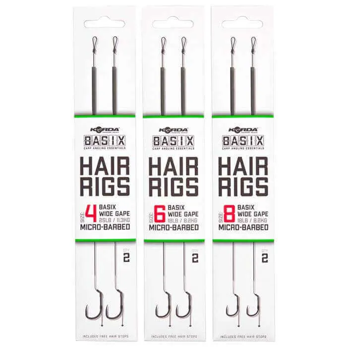 Hameçons montés Korda Wide Gape Micro-Barbed 6 / 18 lb
