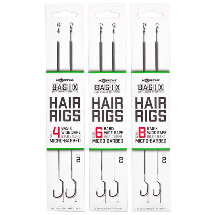 Hameçons montés Korda Basix Wide Gape