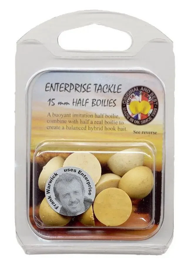 Half Boilies Enterprise Crème et Beige 15 mm