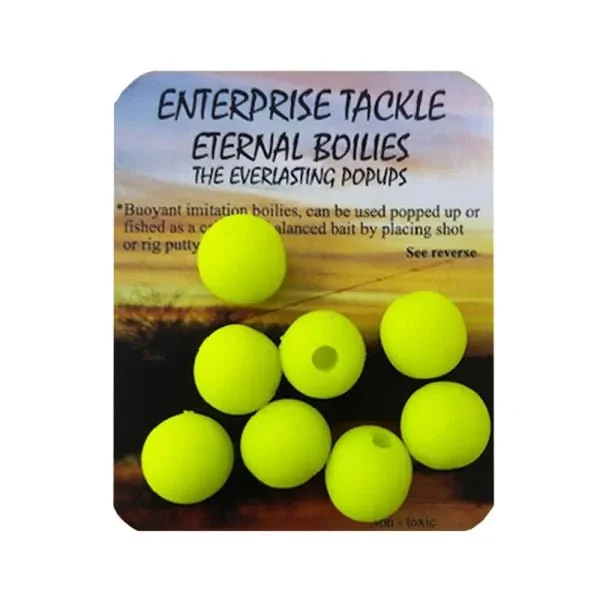 Bouillette Pop Ups Enterprise Eternal Jaune Fluor 12 mm