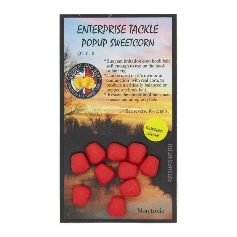 Maïs flottant Enterprise Pop Up Sweetcorn Fraise rouge