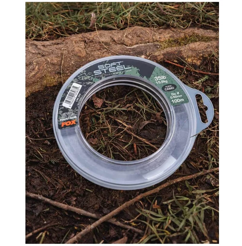 Pont de ligne Fox Soft Steel Camo 80-100 m