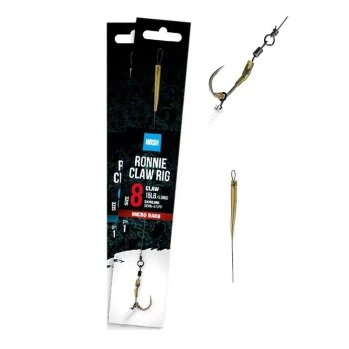 Hameçons montés Nash Ronnie Claw Rig