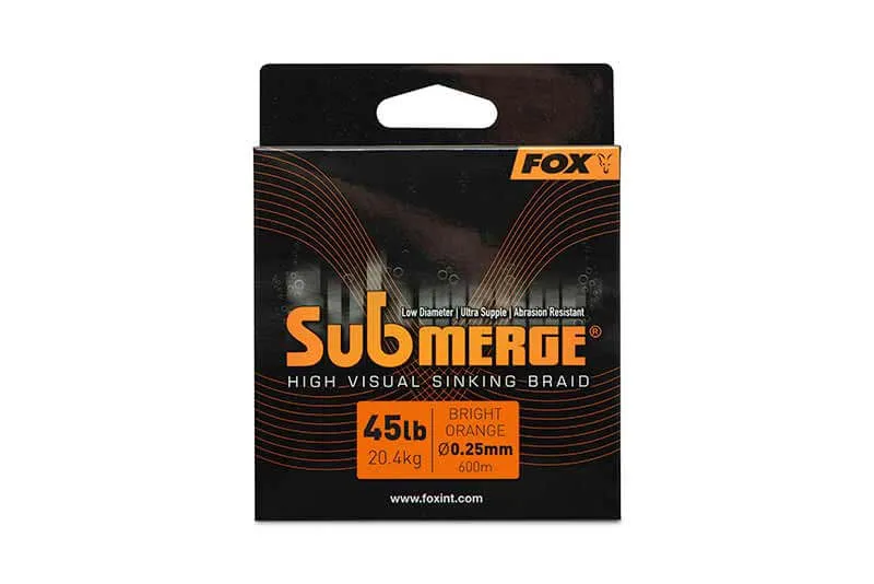 Tresse Fox Submerge Sinking Orange 600 m