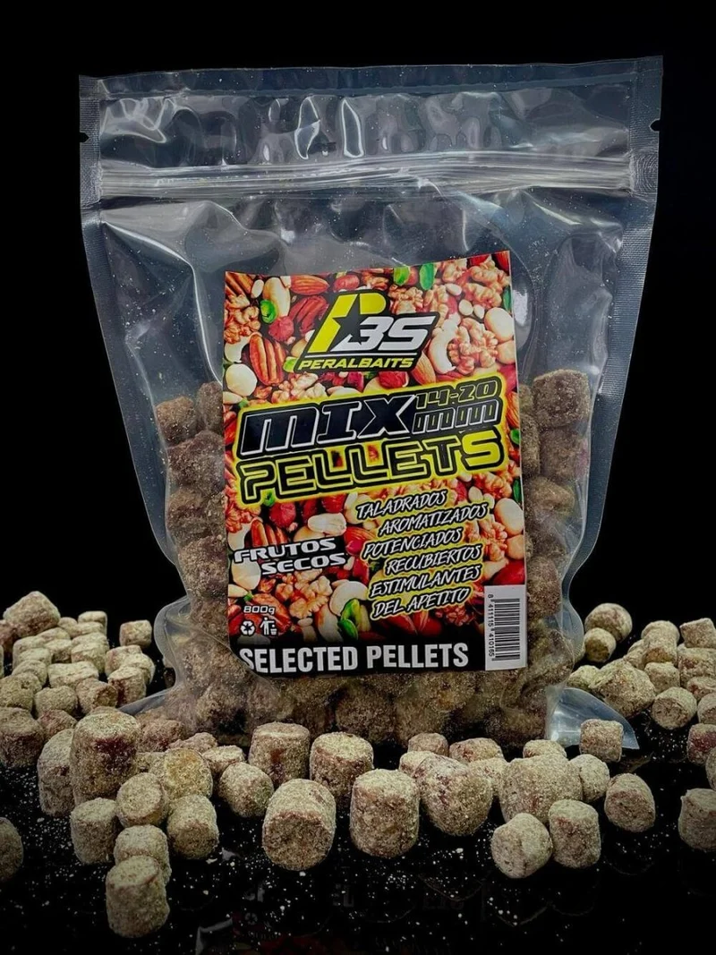 Mix Pellets Peralbaits Fruits Secs 14-20 mm