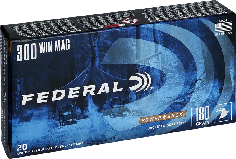 Munitions « Power-Shok SP » – cal. 300 WIN MAG – 180 gr – 20/bte