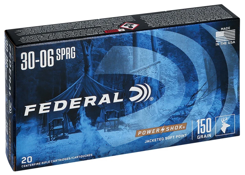 Munitions « Power-Shok SP » – cal. 30-06 SPRG – 150 gr – 20/bte
