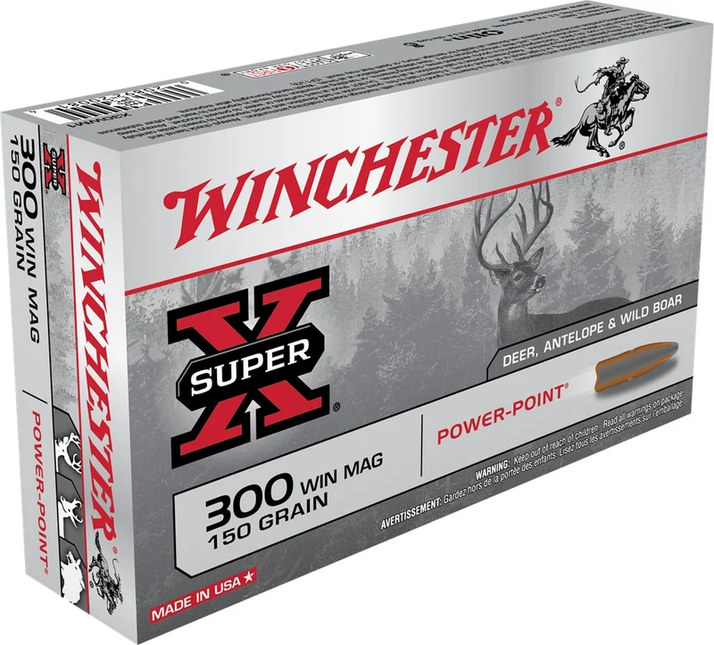 Munitions « Power-Point » – cal. 300 WIN MAG – 150 gr – 20/bte
