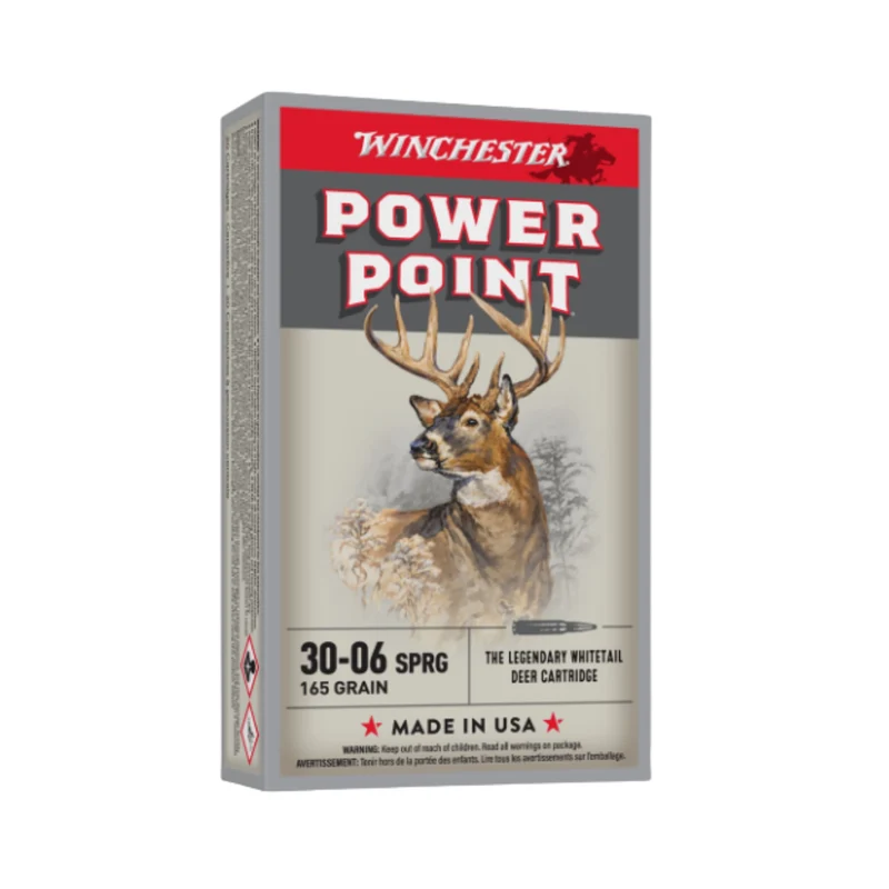 Munitions « Power-Point » – cal. 30-06 SPRG – 165 gr – 20/bte