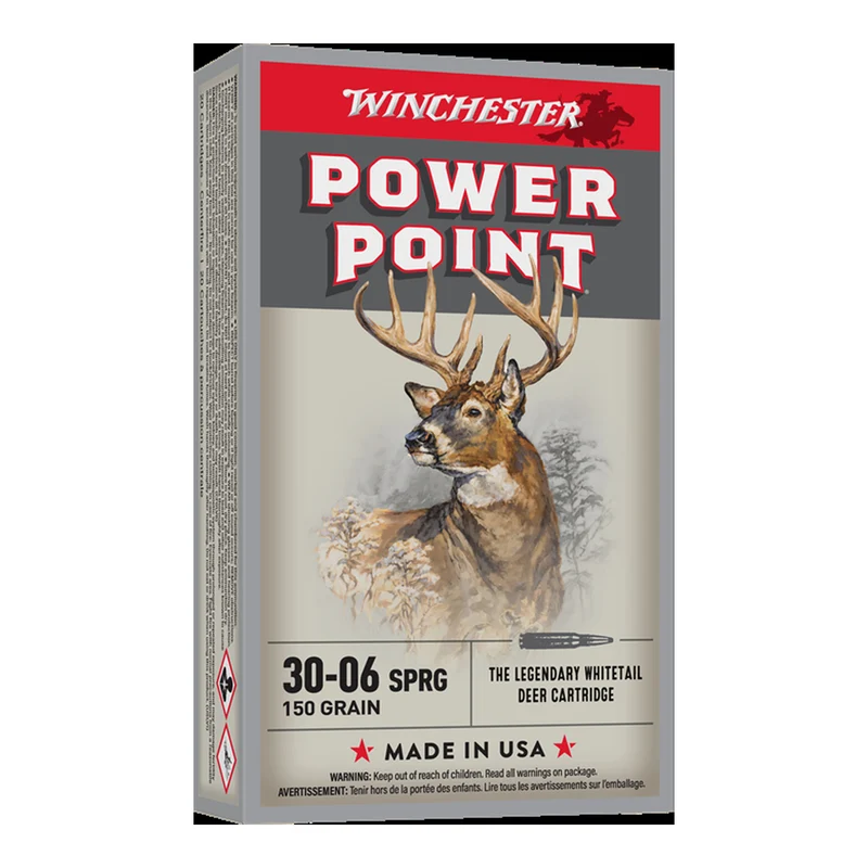 Munitions « Power-Point » – cal. 30-06 SPRG – 150 gr – 20/bte