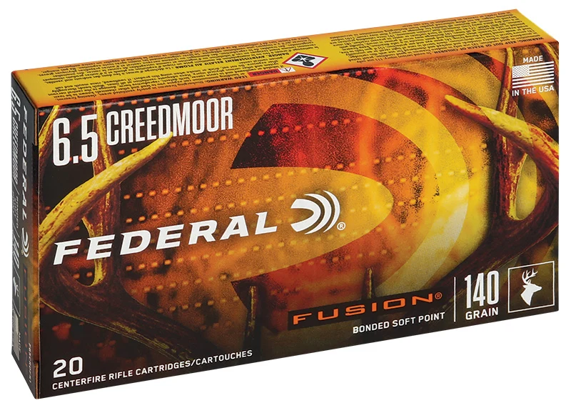 Munitions « Fusion » – cal. 6.5 CREEDMOOR – 140 gr – 20/bte