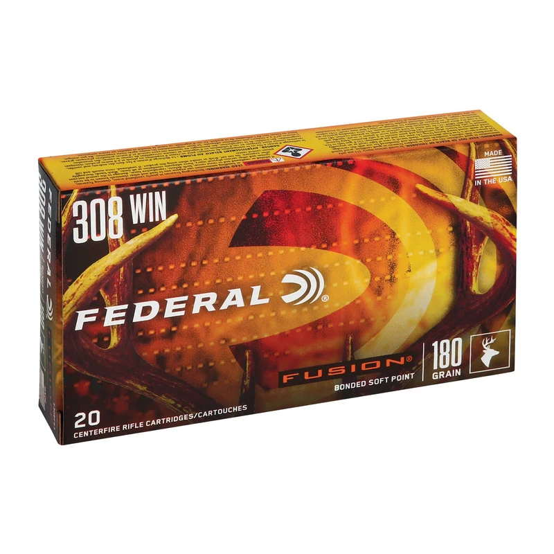 Munitions « Fusion » – cal. 308 WIN – 180 gr – 20/bte