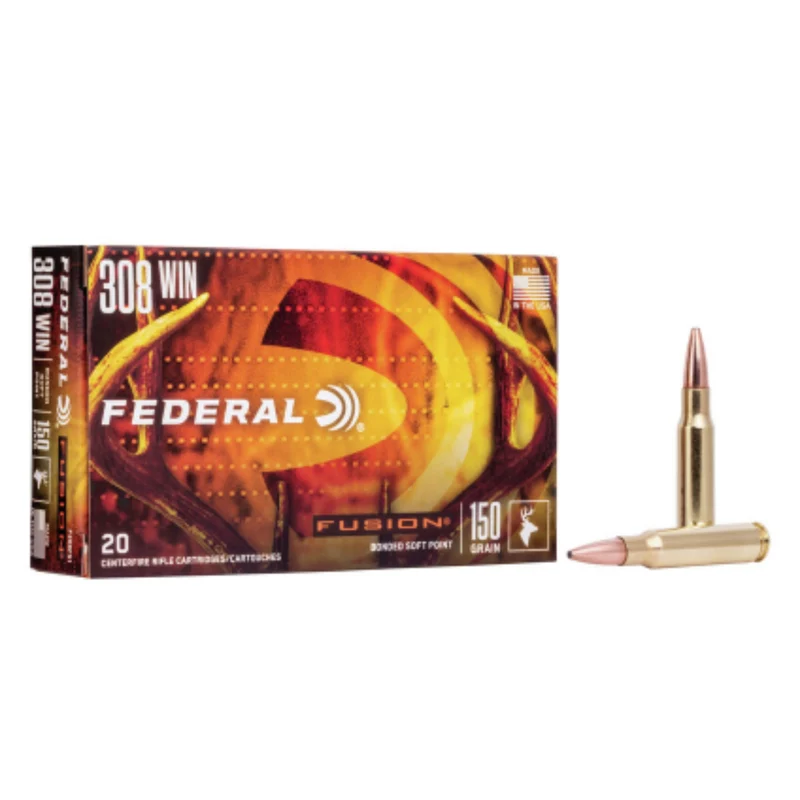Munitions « Fusion » – cal. 308 WIN – 150 gr – 20/bte