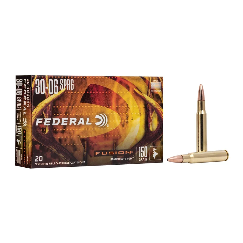 Munitions « Fusion » – cal. 30-06 SPRG – 150 gr – 20/bte