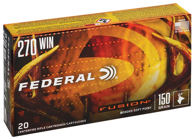 Munitions « Fusion » – cal. 270 WIN – 150 gr – 20/bte