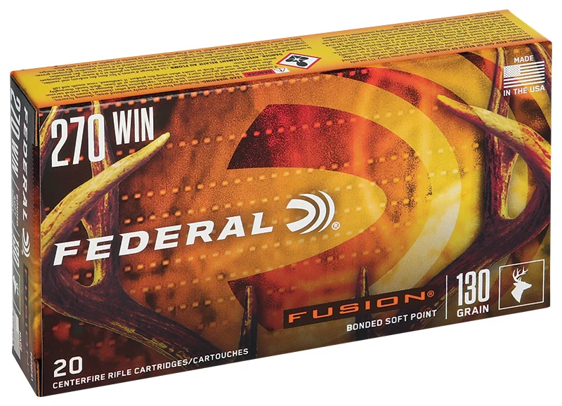 Munitions « Fusion » – cal. 270 WIN – 130 gr – 20/bte