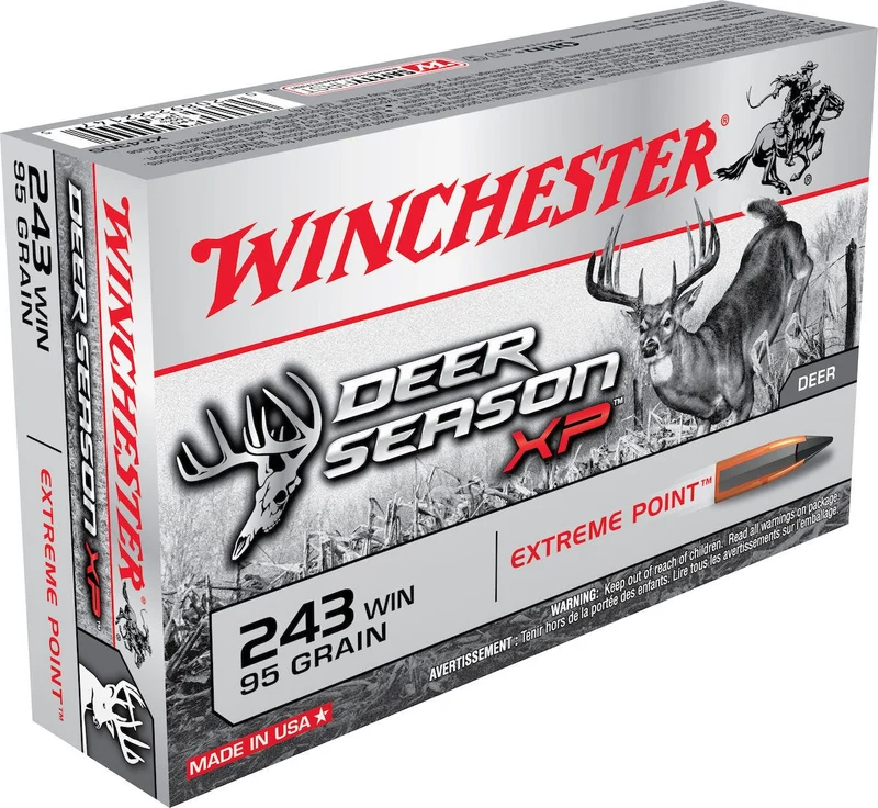 Munitions « Deer Season XP » – cal. 243 WIN – 95 gr – 20/bte