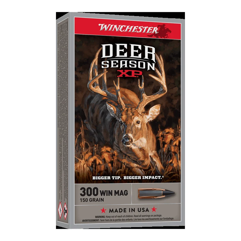 Munitions « Deer Season XP » – cal. 300 WIN MAG – 150 gr – 20/bte