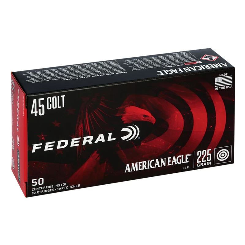 Munitions « American Eagle » – cal. 45 COLT – 225 gr – 50/bte
