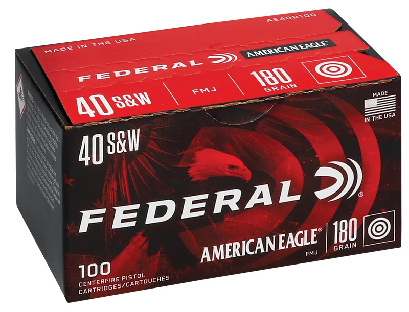 Munitions « American Eagle » – cal. 40 S&W – 180 gr – 100/bte