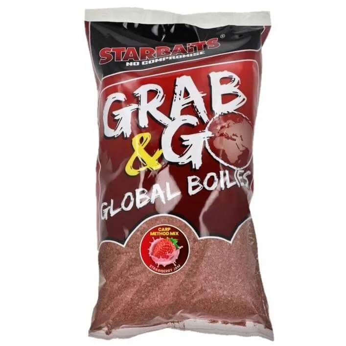 Amorce Starbaits Grab Go Global Fraise Jam 1,8 kg