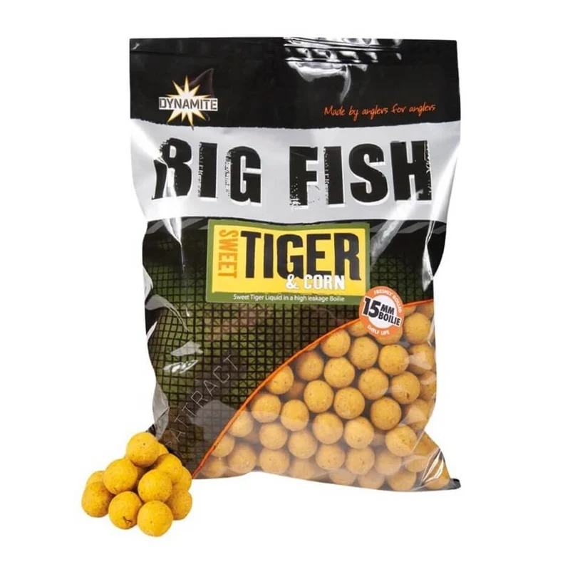 Bouillette Dynamite Baits Big Fish Sweet Tiger Corn 20 mm