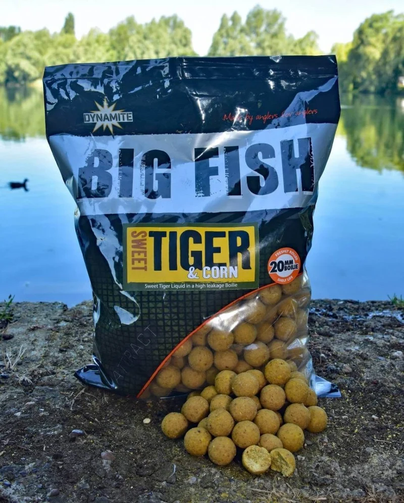 Bouillette Dynamite Baits Big Fish Sweet Tiger Corn 20 mm