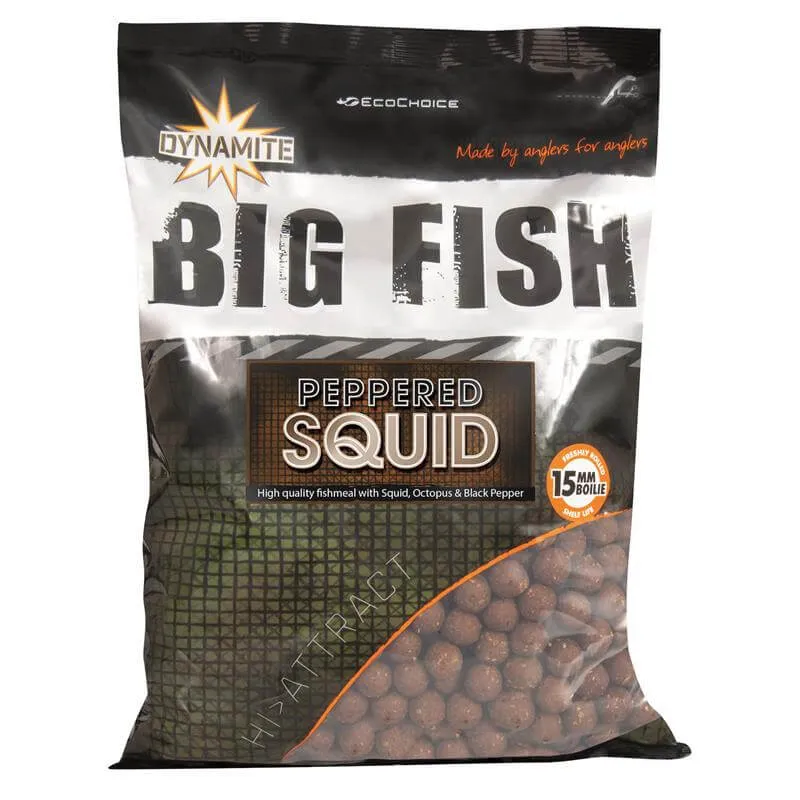 Bouillette Dynamite Baits Big Fish Peppered Squid 20 mm